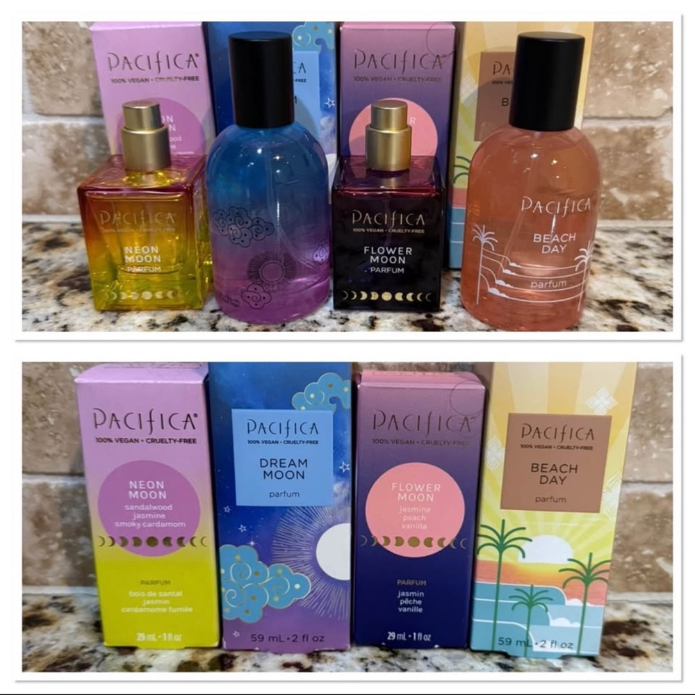 Pacifica Perfume Collection Lot of 4 Perfumes